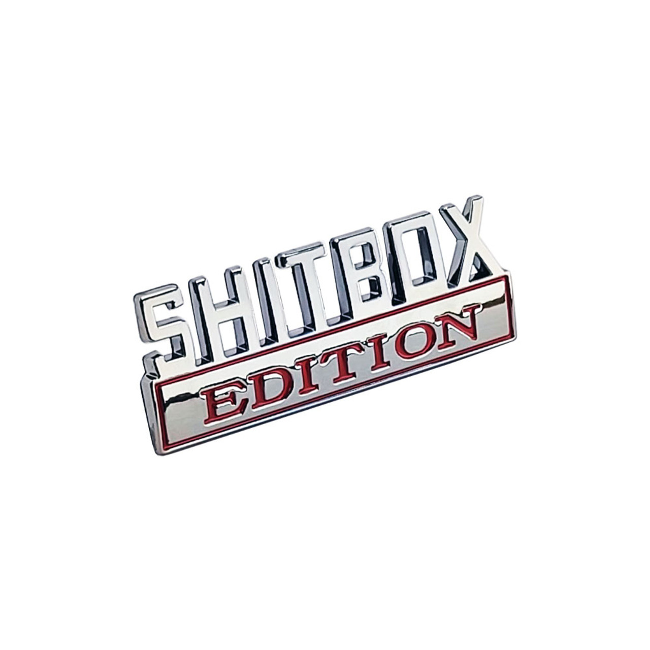 shitbox edition car emblem