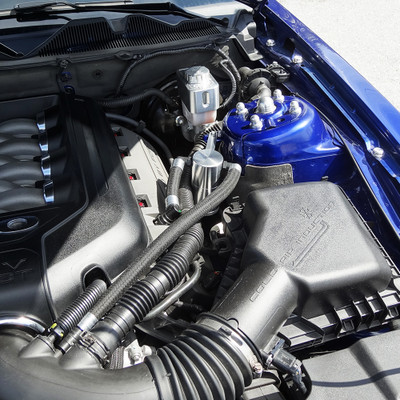 10-14 Shelby GT500 5.4 5.8 TVS Passenger Billet Oil Catch Can