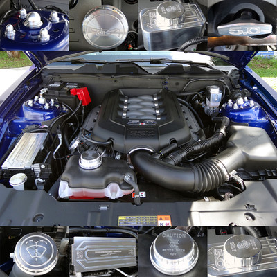 Alu-Wischwasser-Deckel von Modern Billet für 2015-2022 Ford Mustang