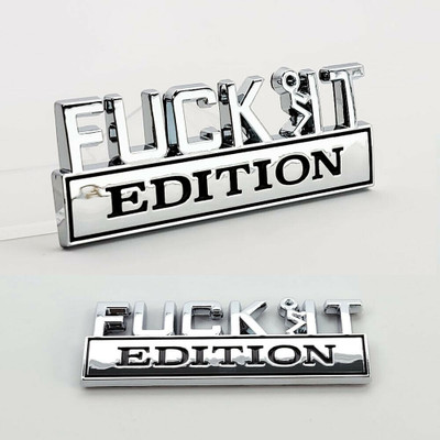 Fuck It Edition Emblem - UPR Products