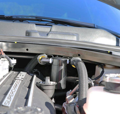 Dodge Challenger Charger 3.6 V6 Oil Separator Kit With Billet Aluminum  Catch Can Kit 13-23