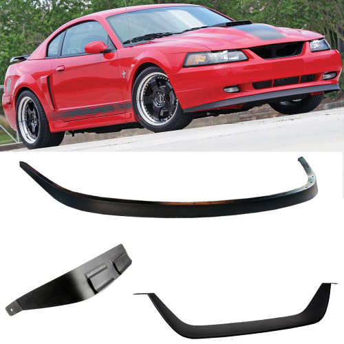 Mach 1 Style Chin Spoiler with Hardware 1999-2004 Ford Mustang GT or V6
