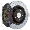 Brembo Gt-S Brake Kit Rear 4 Piston Hard Anodized Calipers Slotted Type-3 380X28 2Piece for Supra MKIV TT