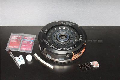 RPS Twin Disc Carbon 9.3 Inch Clutch Kit (V160) with Steel Flywheel for Supra MKIV TT