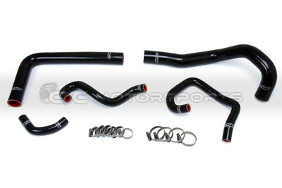 HPS Performance Products HPS Black Silicone Radiator Coolant + Heater Hose Kit for Supra MKIV TT