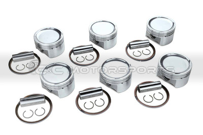 Tomei Forged Pistons Set - 100mm Stroker 139mm Rod 87mm +1.0mm -22.6 cc 8.6:1 for Supra MKIV