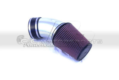 Powerhouse Racing 6" Intake Kit Polished Finish with Black Coupler for Supra MKIV TT