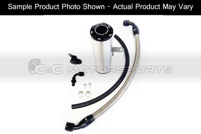 Powerhouse Racing Deluxe Power Steering Reservoir Kit Black Hose Ends Black Line for Supra MKIV TT
