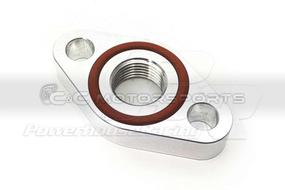 Powerhouse Racing Drain Flange to Oil Pan 1/2" Npt Female for Supra MKIV TT
