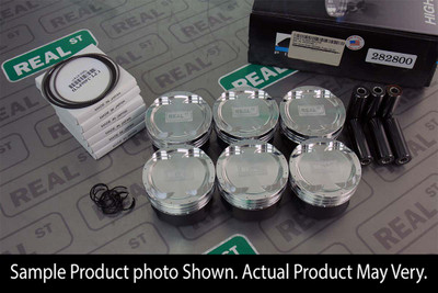 Real Street RS2000 Pistons 2000HP 2JZ-GTE 144mm Long Rod 87mm +1.0mm Bore -12.05cc 8.9:1 C/R for Supra MKIV