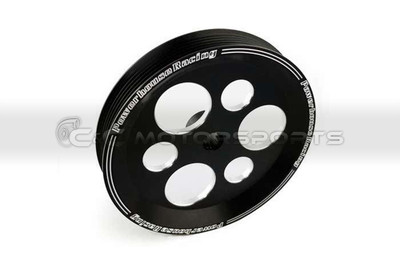 Powerhouse Racing Billet Aluminum Power Steering Pump Pulley Black for Supra MKIV