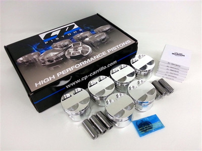 Manley Performance Forged Turbo Tuff Pistons - 87mm +1.0mm -8 cc 9.0:1 for Supra MKIV