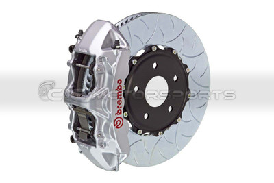 Brembo GT Brake Kit - Front 6 Pistons Silver Calipers 380X34 2-Piece Slotted Type-3 for Supra MKIV