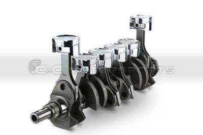 Tomei Stroker Kit - Billet 94mm Crank H-Beam Rods 87mm 9.0:1 Forged CP Pistons for Supra MKIV