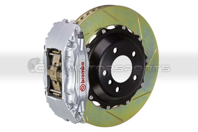 Brembo GT Brake Kit - Front 4 Pistons Silver Calipers 355X32 2-Piece Slotted for Supra MKIV