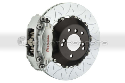 Brembo GT Brake Kit - Rear 4 Pistons Silver Calipers 345X28 2-Piece Slotted Type-3 for Supra MKIV
