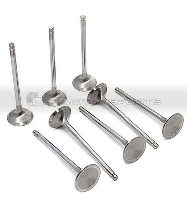 GSC Power Division Chrome Polished Intake Valves 34.6mm +1mm for Supra MKIV