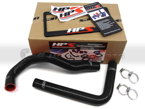 HPS Performance Products HPS Silicone Radiator Hose - Black for Supra MKIV TT