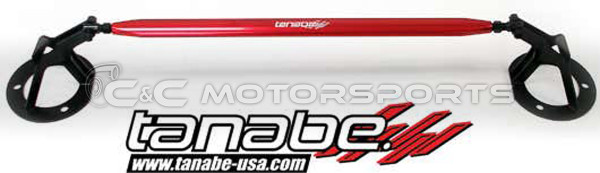 Tanabe Front Sustec Strut Tower Bar - Red for Supra MKIV TT