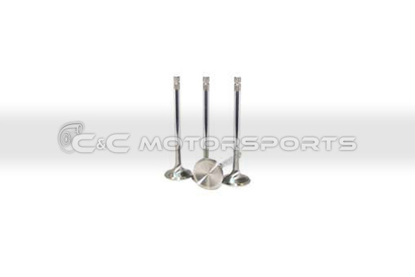 GSC Power Division Chrome Polished 29mm STD Size Exhaust Valves Set for Supra MKIV