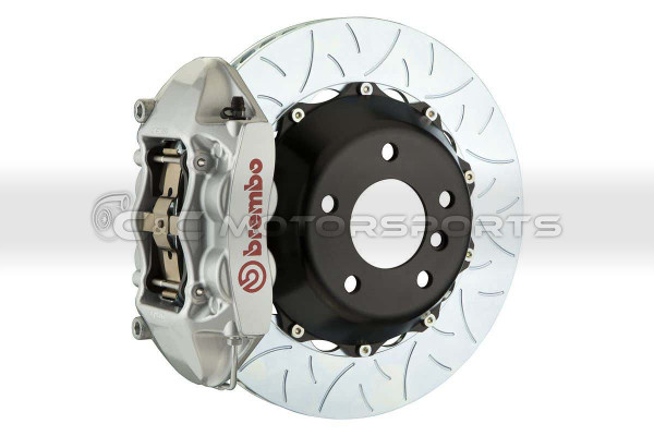 Brembo GT Brake Kit - Rear 4 Pistons Silver Calipers 380X28 2-Piece Slotted Type-3 for Supra MKIV