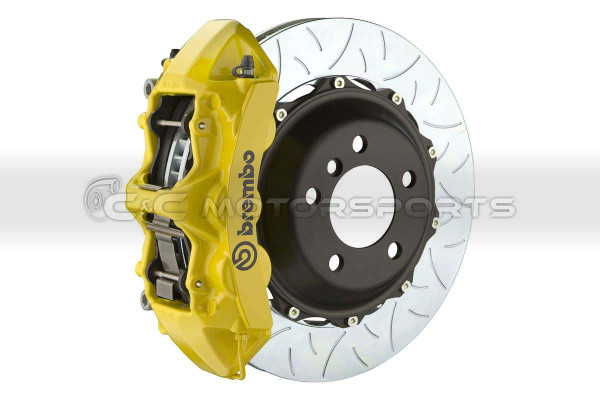 Brembo GT Brake Kit - Front 6 Pistons Yellow Calipers 355X32 2-Piece Slotted Type-3 for Supra MKIV