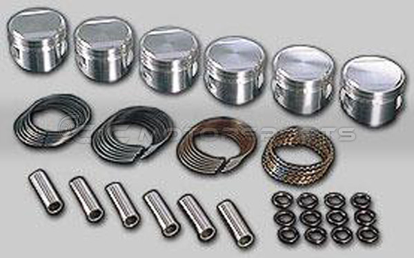 CP Pistons Forged Pistons Set - 87.5mm +1.5mm -4.5 cc 10.0:1 for Supra MKIV