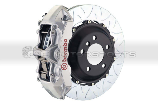 Brembo GT Brake Kit - Front 6 Pistons Silver Calipers 355X32 2-Piece Slotted Type-3 for Supra MKIV