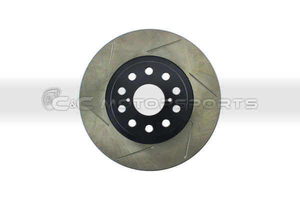 Stoptech Sport Slotted Brake Rotor Front Right for Supra MKIV NA