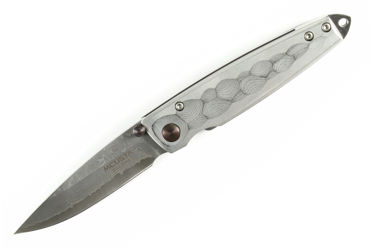 Mcusta MC-241 Damascus SPG2 Core Leather/Stingray 11.125