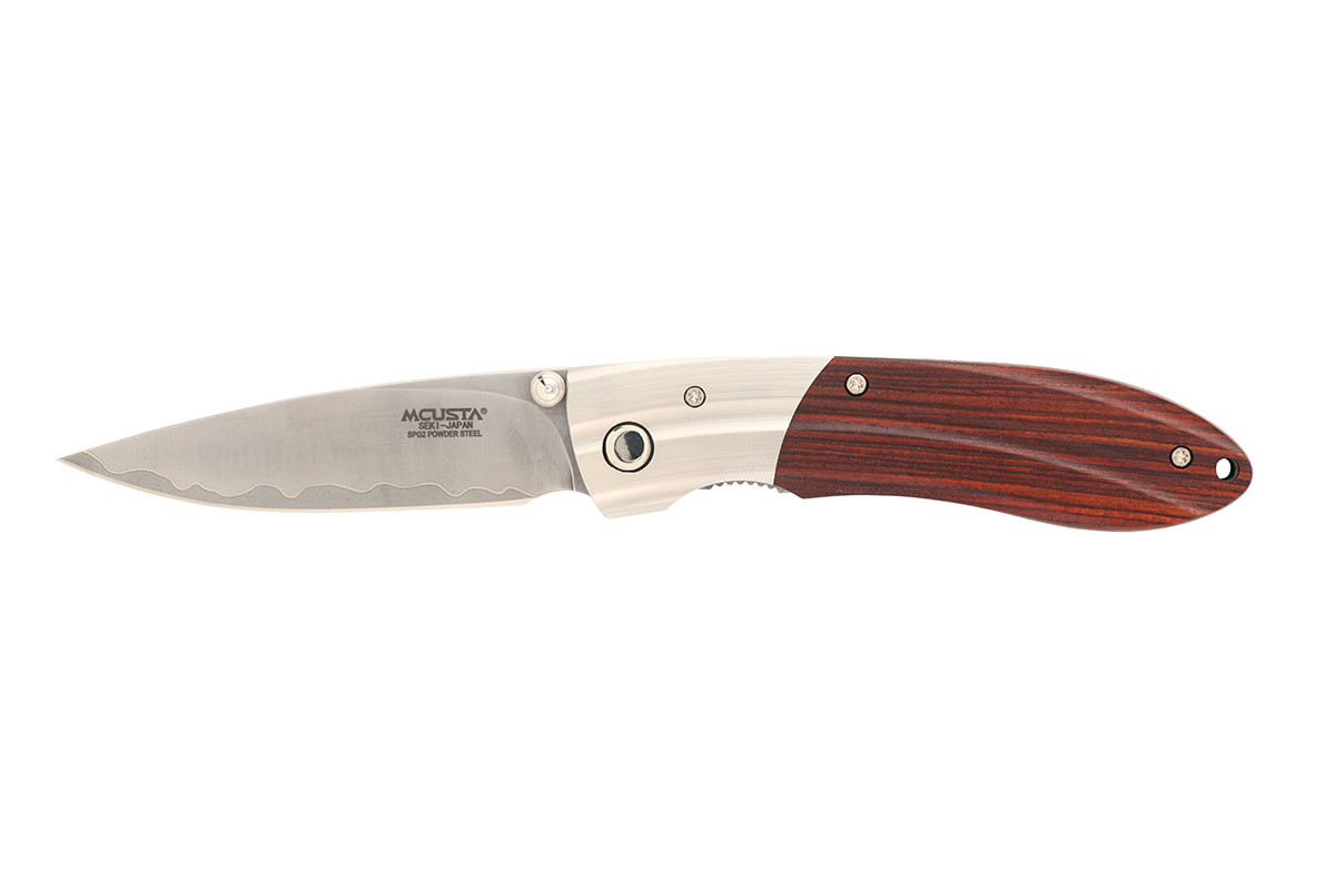 Mcusta The Executive Personal Limited Edition VG-10 Core Ironwood 4.56 Folding  Steak Knife - Mcusta USA