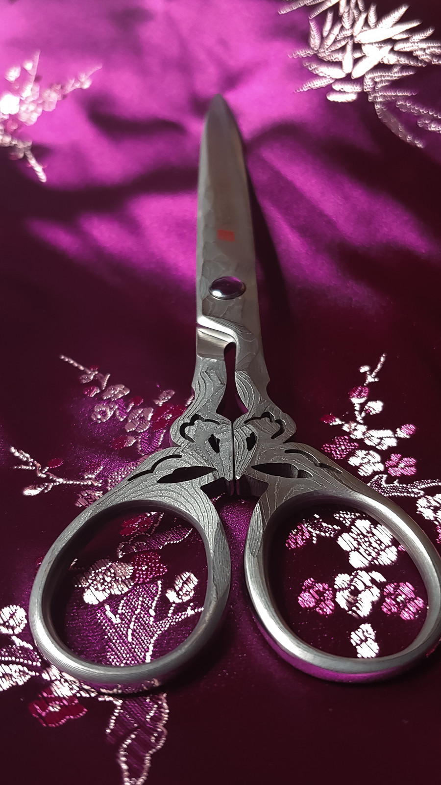 モルクシザー　Rixus-60　6インチ DDS-170D Sakura Scissors VG-10 Core Damascus 6.8