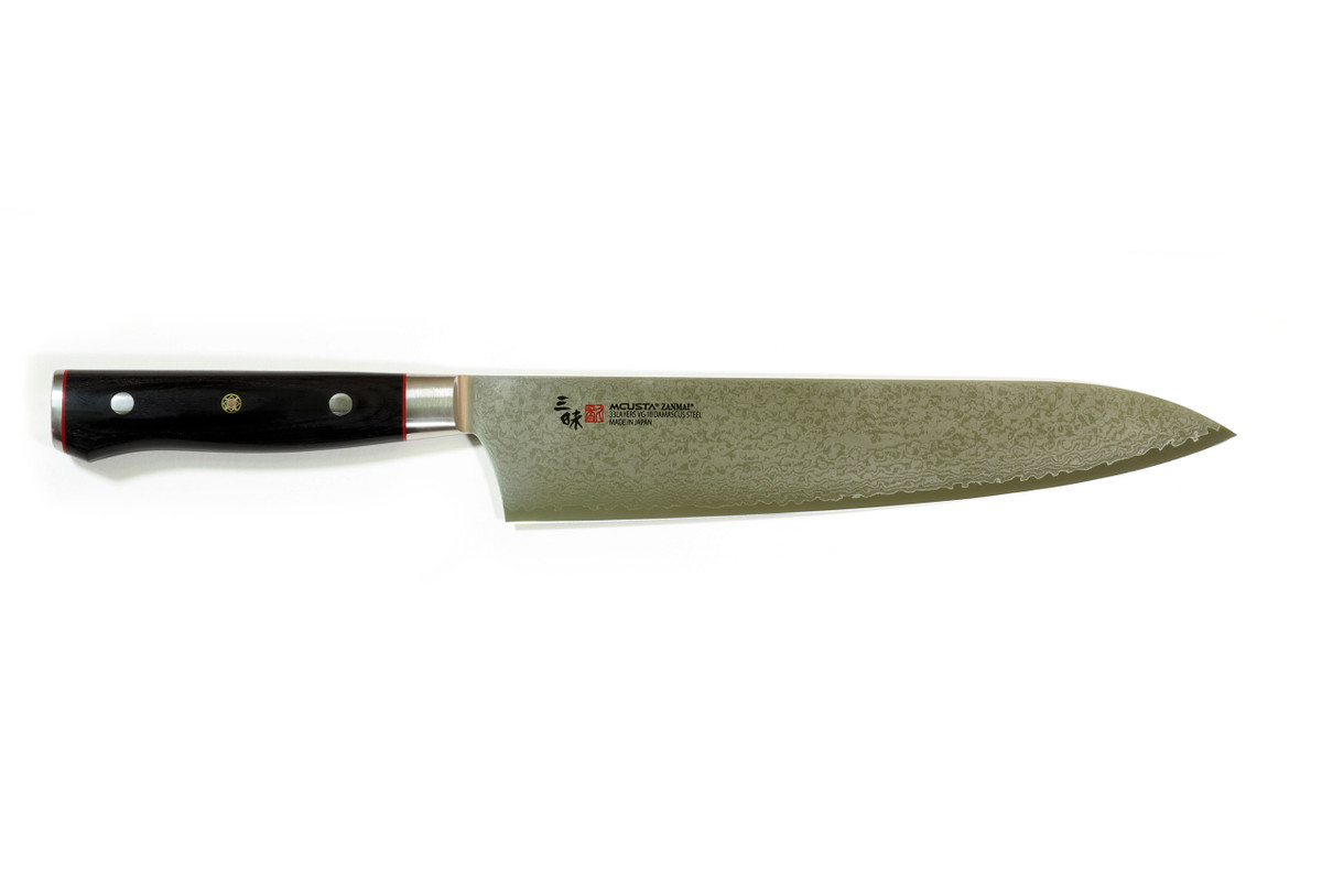 Japanese Steak Knife - ZANMAI - Classic Serie - Pro Damascus Flame