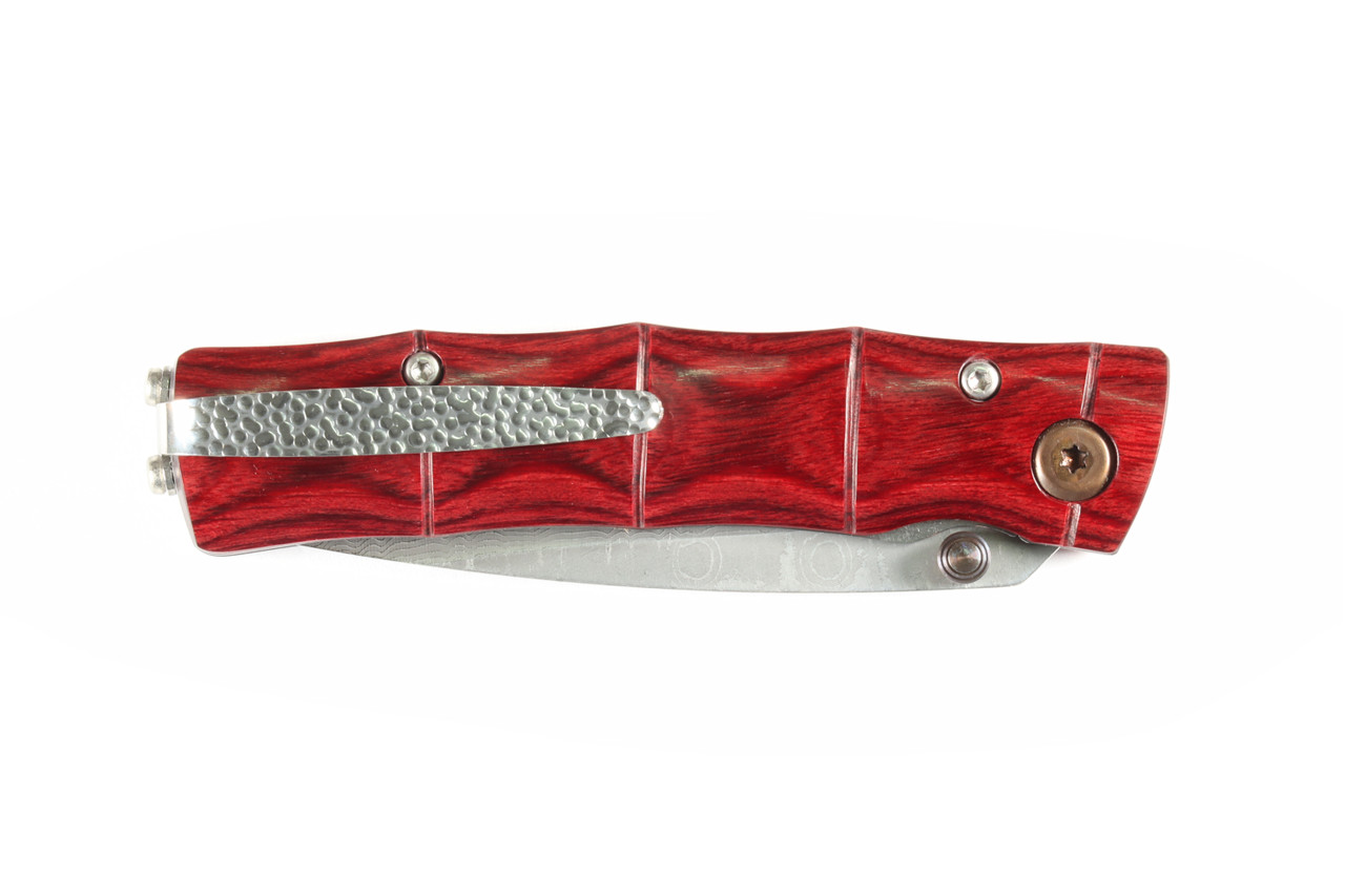 MC-75D Shinra Emotion Take VG-10 Core Damascus Bamboo Design