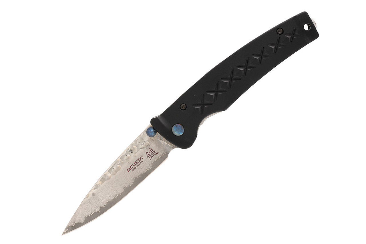 MC-161D Fusion VG-10 Core Damascus Black Anodized Aluminum 4.25 