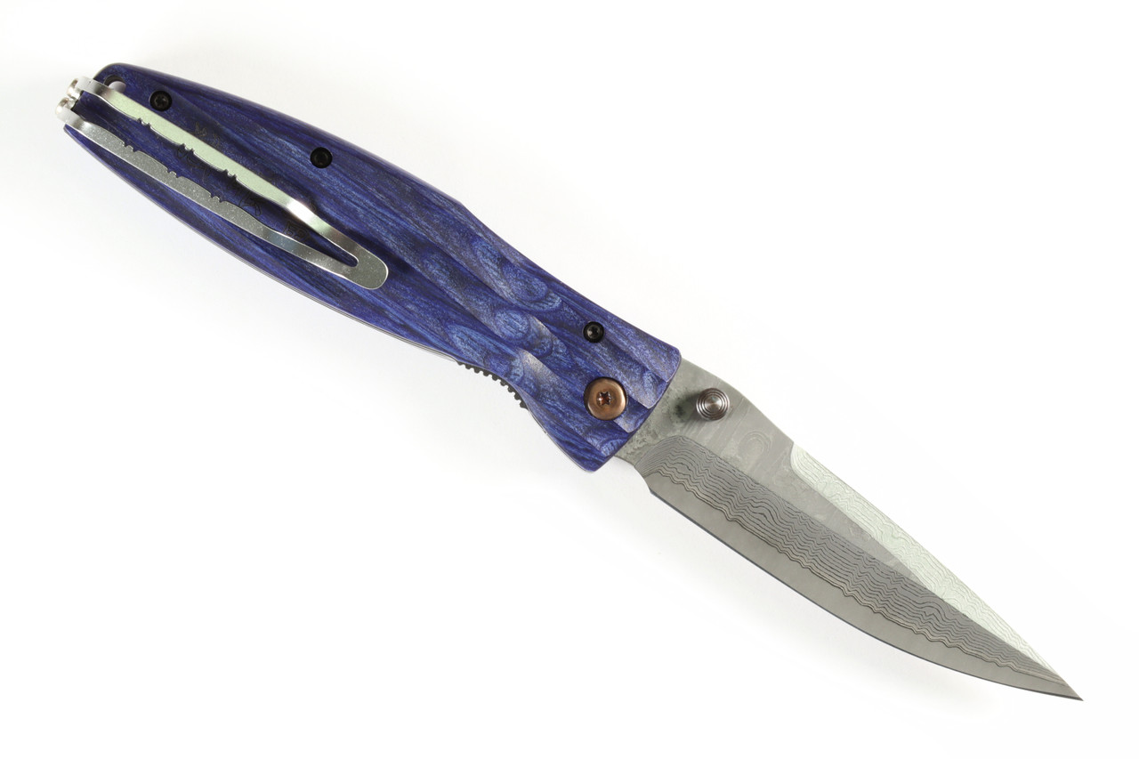 MC-186D Sengoku Date Masamune Samurai VG-10 Core Damascus Blue