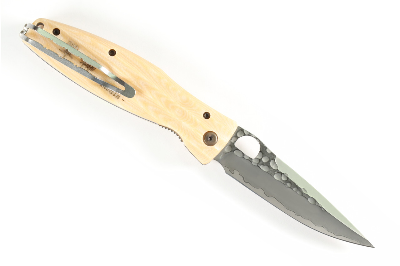 MC-185G Sengoku Uesugi Kenshin Samurai SPG2 San Mai White Micarta