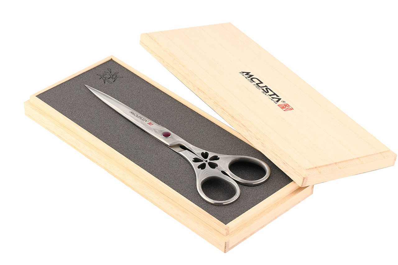 Mcusta Zanmai Sakura 8.5 Kitchen Shears Scissors - Mcusta USA