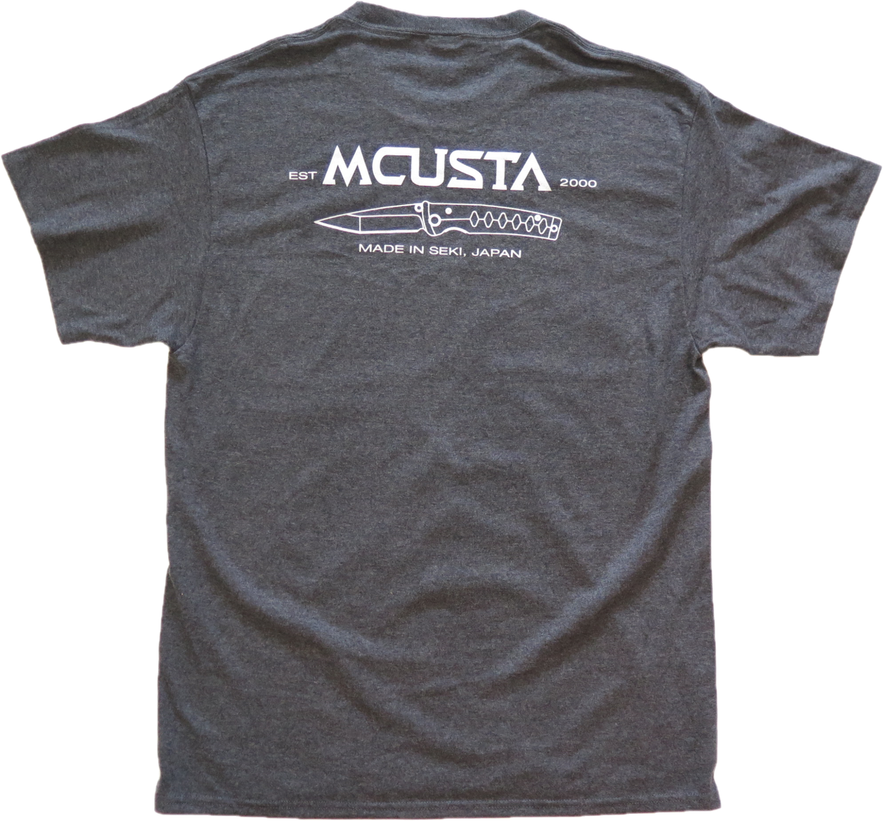 Mcusta Established 2000 Dark Heather Gray Short Sleeve T-Shirt - S / M / L / XL / XXL