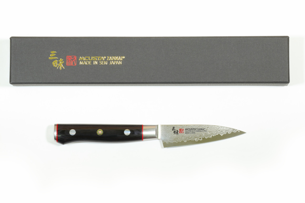 Zanmai Classic Pro HFB-8000D Petty VG-10 Core Damascus 90mm Kitchen Cutlery Paring Knife