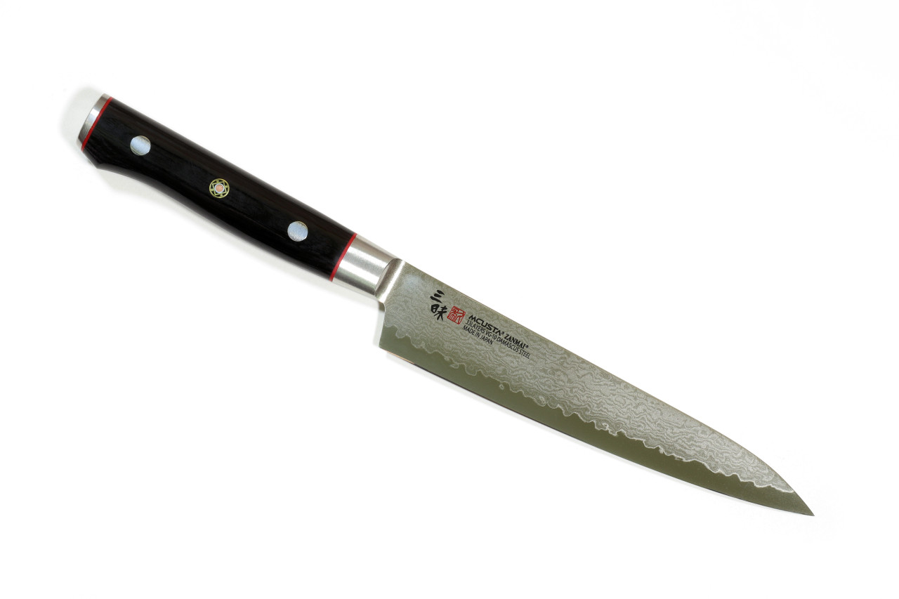 Zanmai Classic Pro HFB-8002D Petty VG-10 Core Damascus 150mm