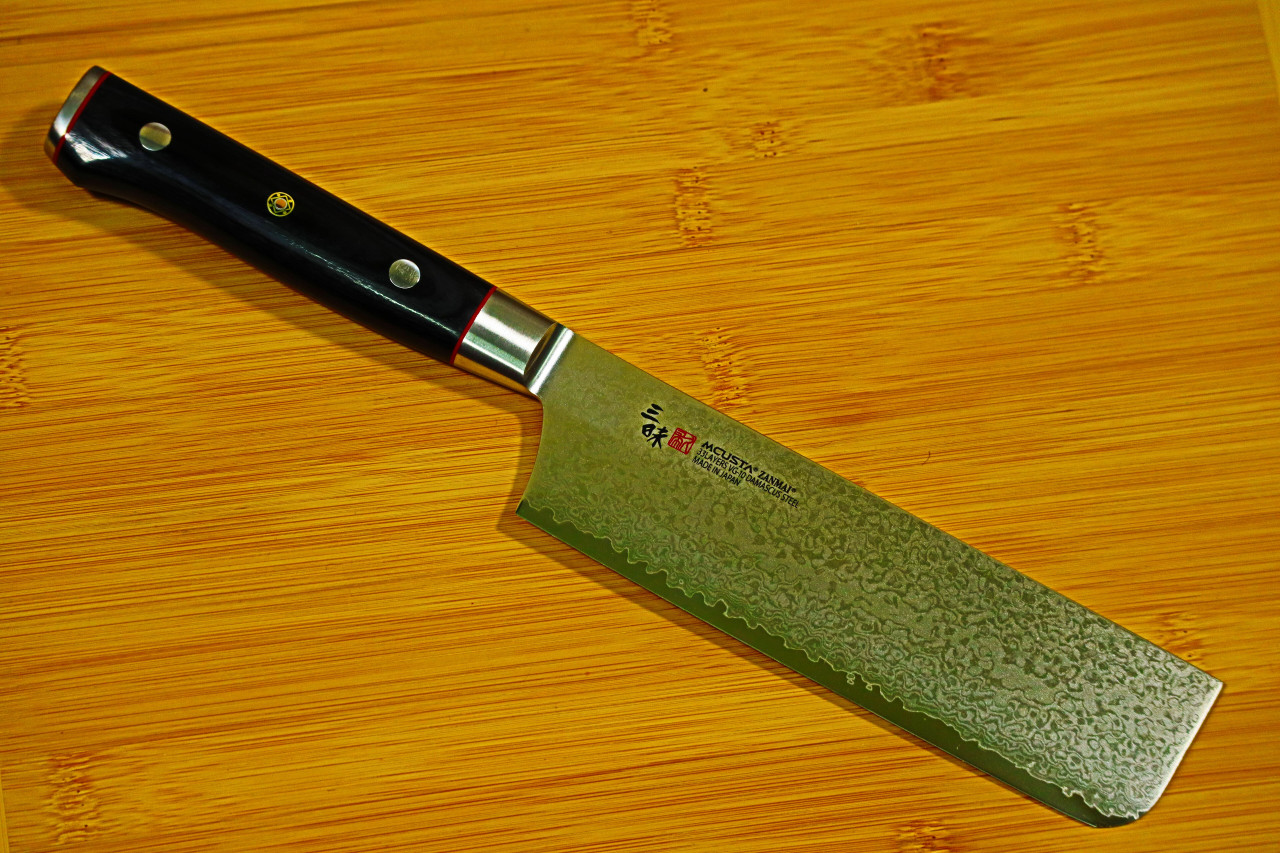 Mcusta Zanmai Classic Pro HFB-8008D Nakiri VG-10 Core Damascus 165mm Kitchen Cutlery Vegetable Knife