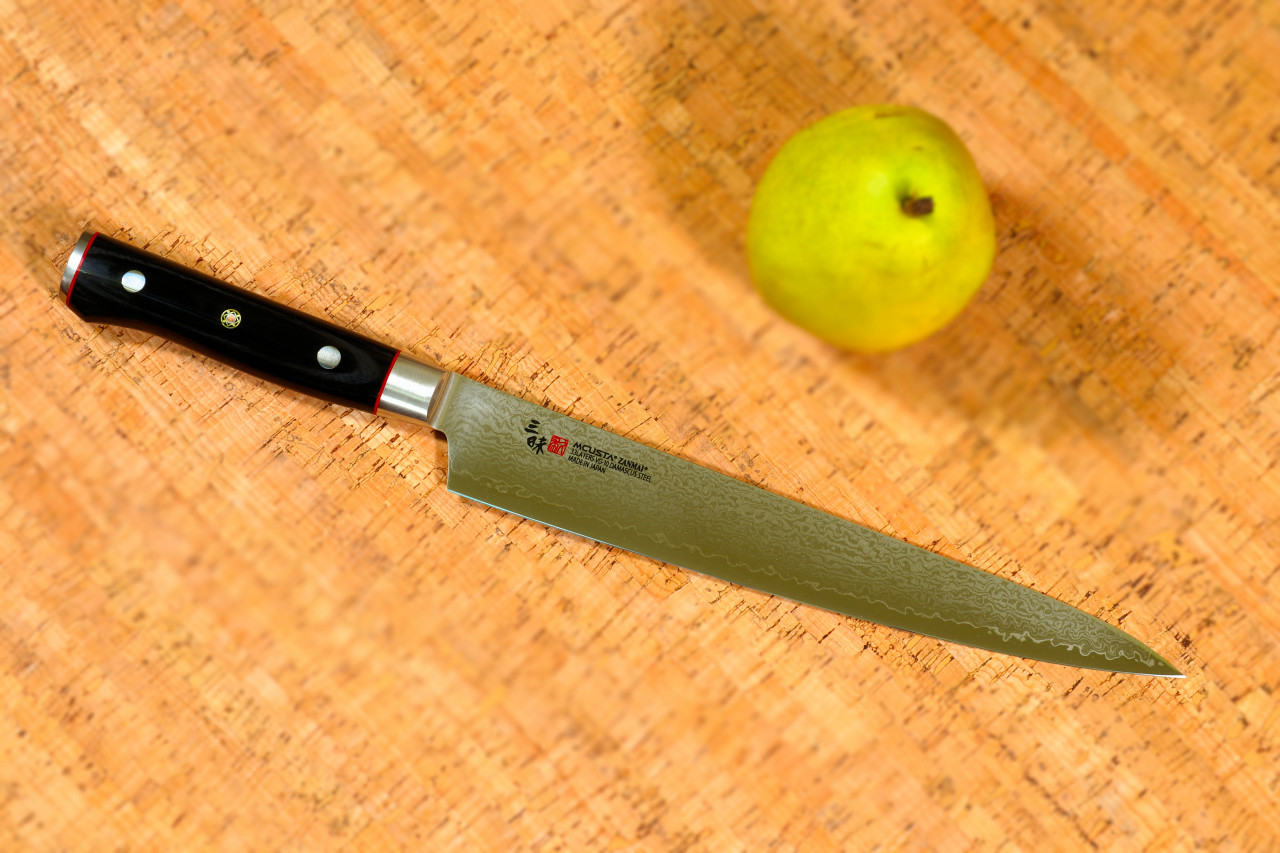 Zanmai Classic Pro HFB-8010D Sujihiki VG-10 Core Damascus 240mm