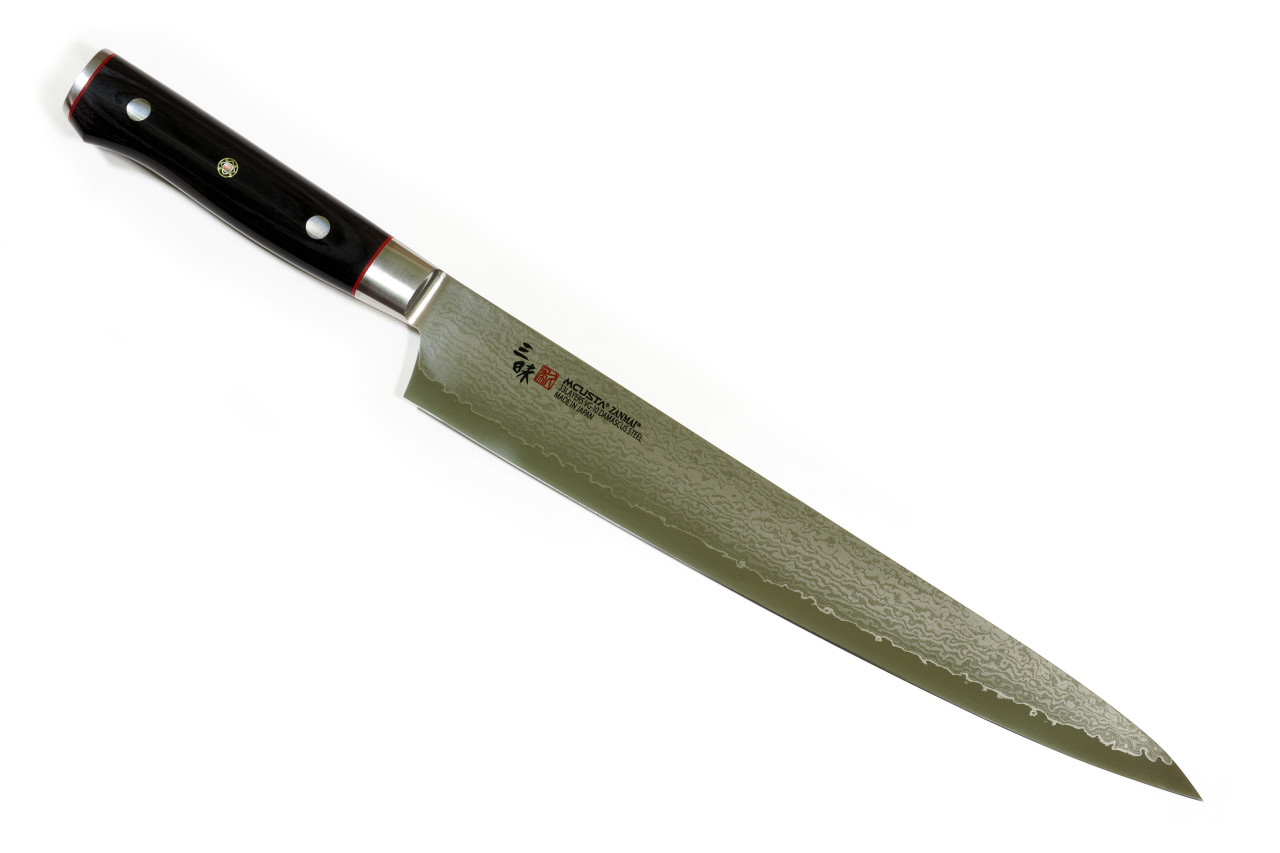 Mcusta Zanmai Classic Pro HFB-8011D Sujihiki VG-10 Core Damascus 270mm Kitchen Cutlery Slicing Knife