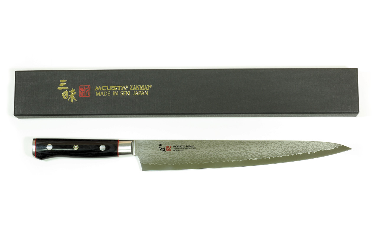 Zanmai Classic Pro HFB-8011D Sujihiki VG-10 Core Damascus 270mm Kitchen Cutlery Slicing Knife