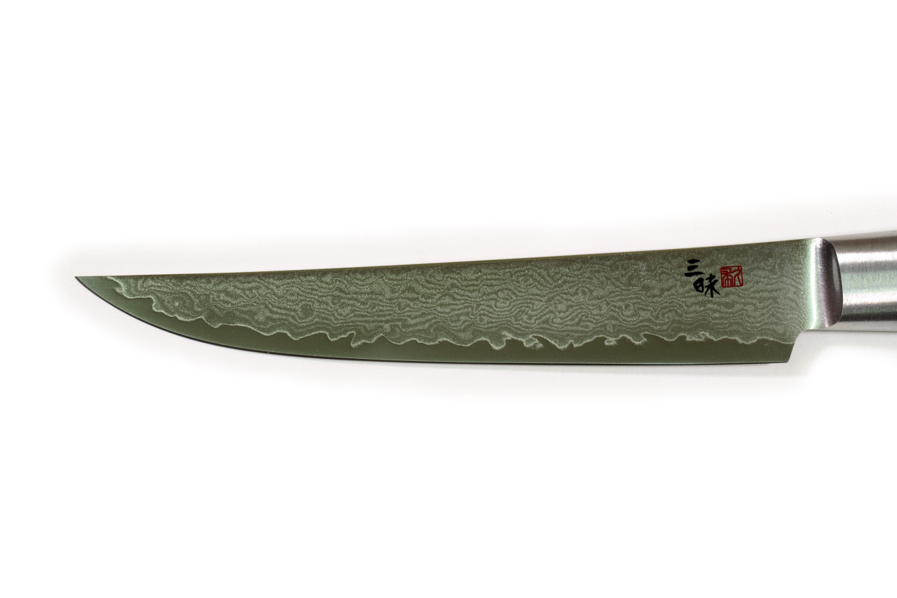 Set of two Damascus Steak Knives – Monolith Knives