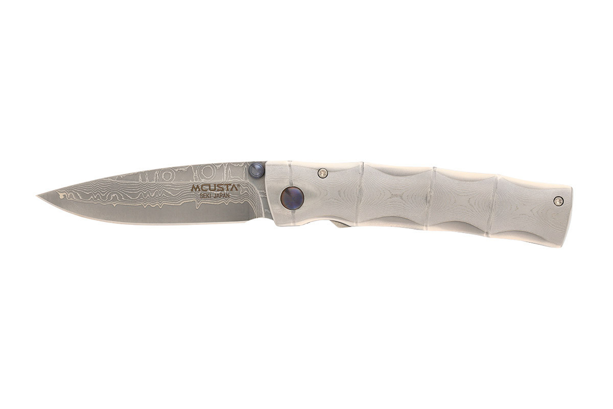 MC-33D Shinra Take VG-10 Core Damascus Blade Bamboo Design