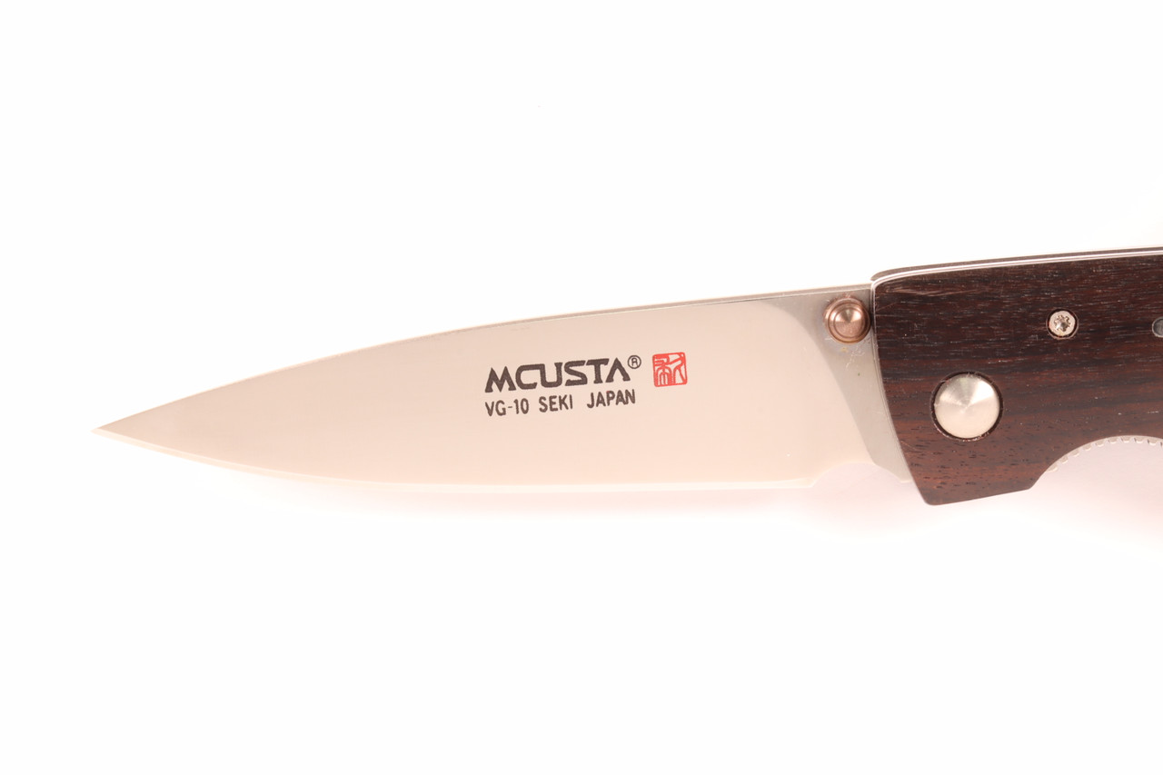 Limited Edition SN 001 Rabbit Inlay 4.3" Ebony Handle VG-10 Blade Folding Knife