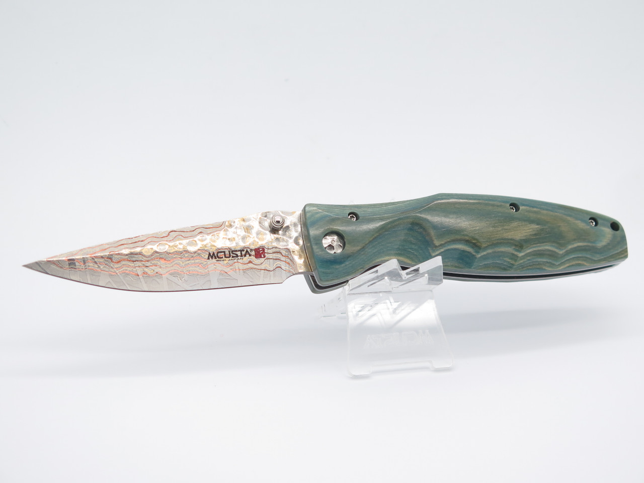 Mcusta Plexiglass Display Stand For Fixed And Folding Knives