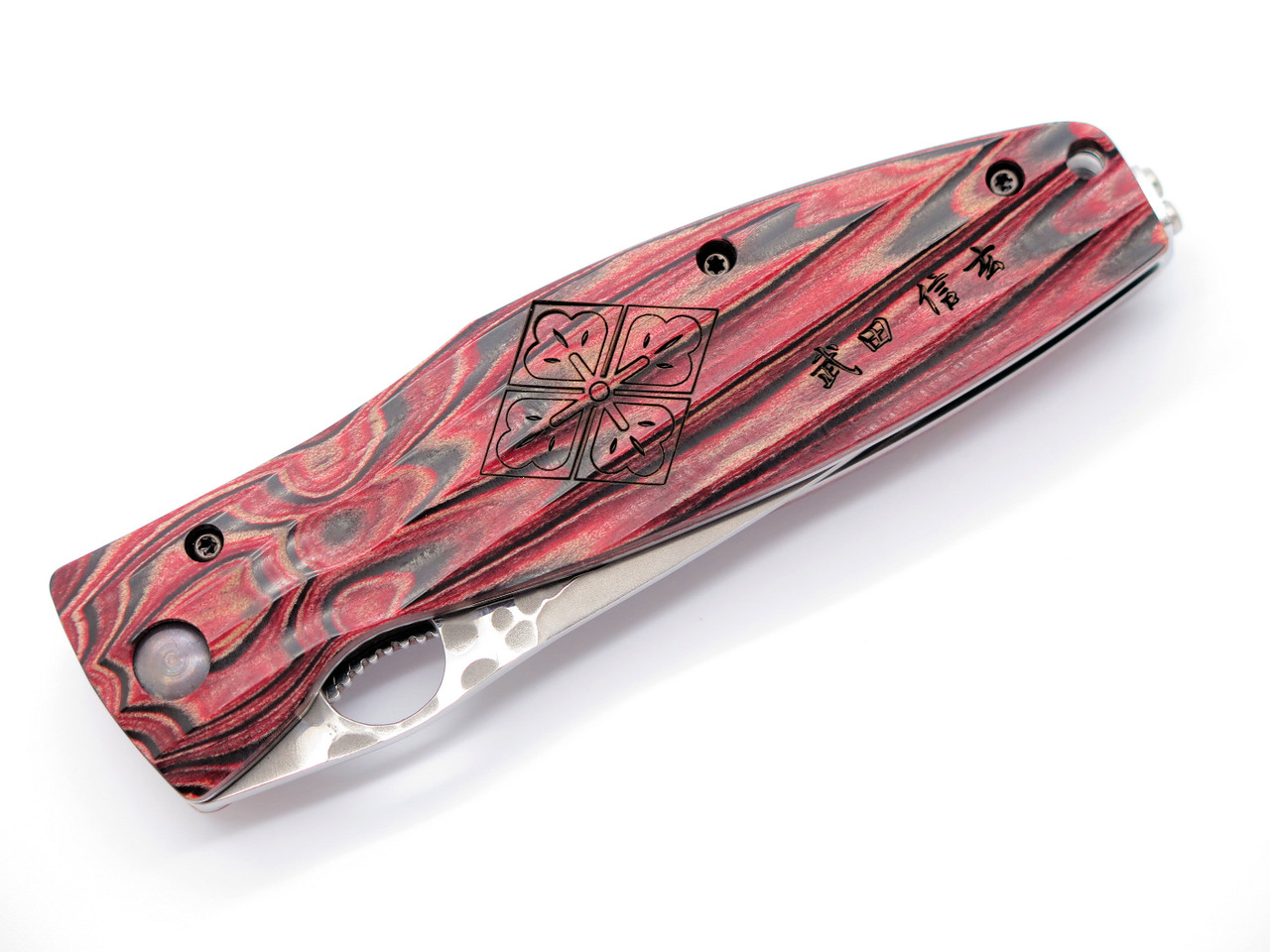 Blade Show 2026 MC-187G SPG2 Red Pakka Wood 4.75" Folding Knife